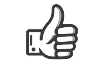 a hand giving a thumbs up