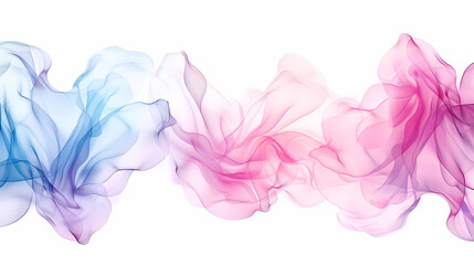 Obraz premium Vibrant Abstract Smoke Art in Pink and Blue Hues
