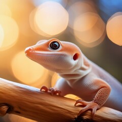Gecko auf einen Ast. 