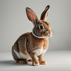 rabbit on a white background