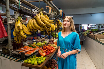 Enchanting Discovery: Young Woman Explores Telchec's Charming Shop