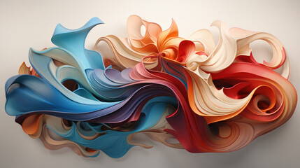 background with ribbon