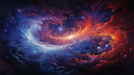 background with space