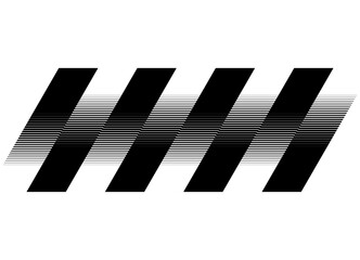 Vector pattern of striped stripes. Modern black and white vector background with lines for covers, posters, postcards