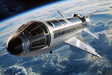 Fototapeta premium Visionary Leadership in Aerospace Business Development: Strategic Growth through Spacecraft Market Insights