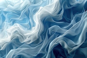 Abstract 3d luxury premium background, flowing curved waves, monochrome, digital wallpapers