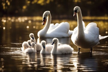 'swans family cygnetcygnetwayfamilylovenaturebirdwedding cygnet way love nature bird'