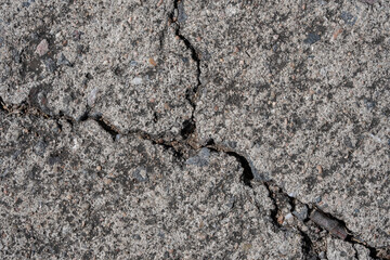 Textures with cracks on the cement floor