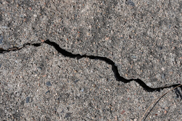 Textures with cracks on the cement floor