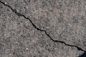 Textures with cracks on the cement floor