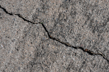 Textures with cracks on the cement floor