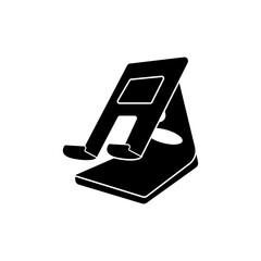 Mobile phone holder symbol icon, vector illustration design