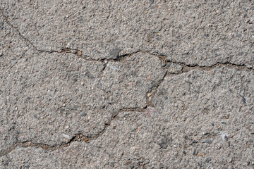 Textures with cracks on the cement floor