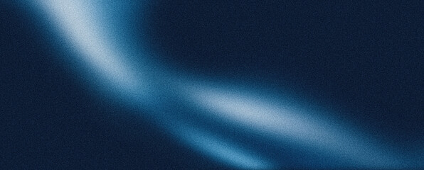 Dark blue light glowing grainy gradient, dark background noisy texture abstract banner header cover design