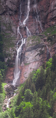 Rothbach Waterfall near Konigssee lake in Berchtesgaden National Park, Germany