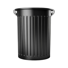 Trash can isolated on transparent or white background, png