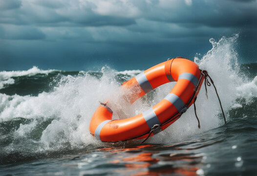 'equipment safety buoy floating life drowning rescue sea people man aid assistance background beach blank boat call circle cruise device emergency float health'