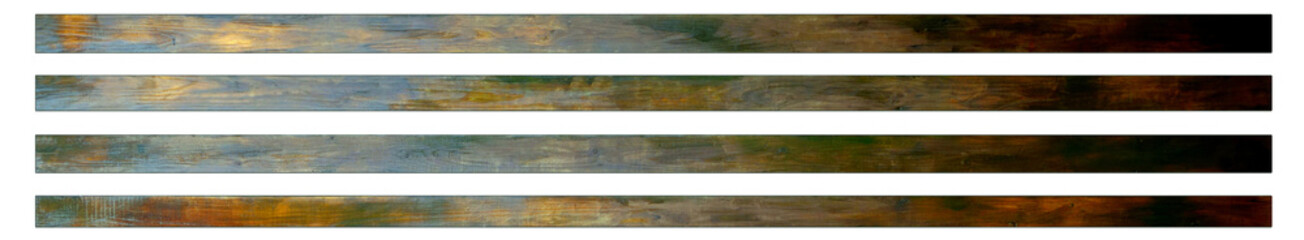 Old assembly boards, building walls, wooden structures - on isolated transparent background.
