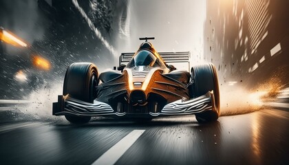 racing car, background, material, illustration, art, graphic, design, cool, designer, Generative AI