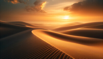 Desert sand dune landscape background