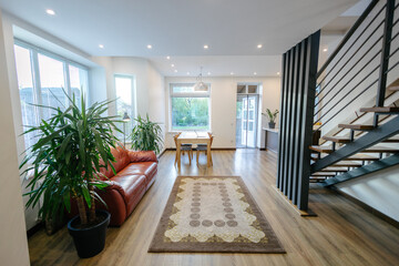 Modern real private home interior design image