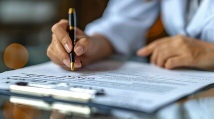 A person reviewing their life insurance policy documents and terms, ensuring transparency and understanding of their coverage details.
