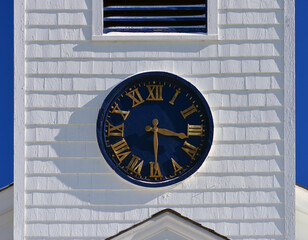 old clock on a church steeple
