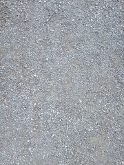 gray solid background of fine gravel crumbly texture