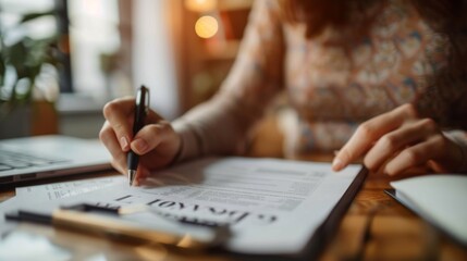 A woman updating her life insurance beneficiary information online, emphasizing the importance of keeping policy details current and accurate.
