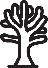desert tree, pictogram