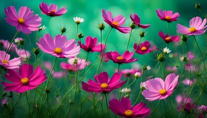 Fototapeta premium Spring wild meadow clover flowers, violet and golden colors, macro, soft focus. Flowers in the sun glow with beautiful bokeh, copy space. Floral romantic magic artistic image spring nature, stock 