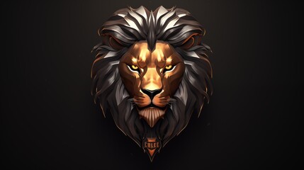lion head logo.