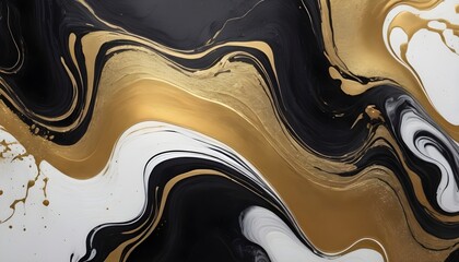 Gold Abstract Black Marble Background Art Paint Pa Upscaled 14