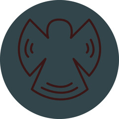 Angle Grey Red Line Circle Icon Line Circle Icon