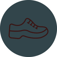 Acrobat Grey Red Line Circle Icon Line Circle Icon