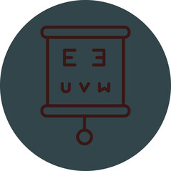 Refractory Grey Red Line Circle Icon Line Circle Icon