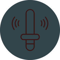 Ar Wand Grey Red Line Circle Icon Line Circle Icon