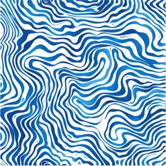 Naklejka premium abstract illustration background with blue and white based in psychedelic and seamless patterns 