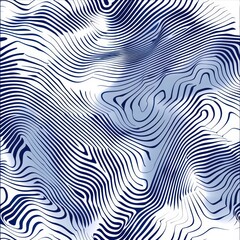 abstract illustration background with blue and white based in psychedelic and seamless patterns 