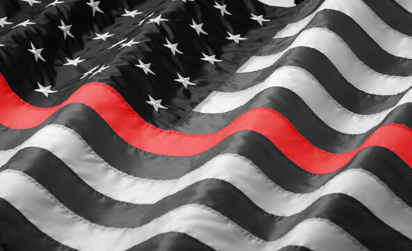 The Thin Red Line represents the firefighters of America.