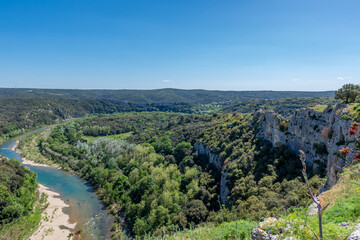 Parc naturel des gorges du Gardon.