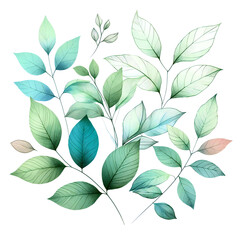 Fototapeta premium 葉っぱのスケッチ. AI generated.