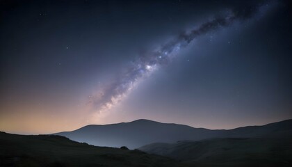 Magical Starry Night Sky With The Milky Way And A Upscaled 4