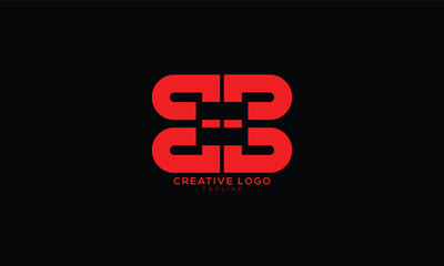 PP BB BP Abstract initial monogram letter alphabet logo design