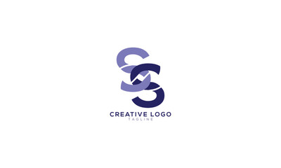 Fototapeta premium SS Abstract initial monogram letter alphabet logo design
