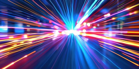 wallpaper with light lines and effects background 
