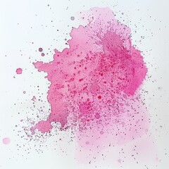pink watercolor background illustration with paint stains and flecks
