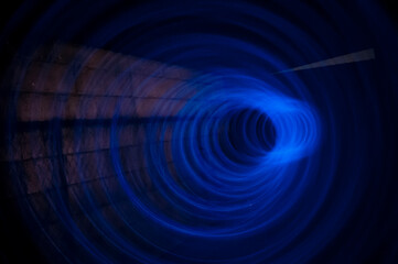 Blue Time Tunnel Vortex