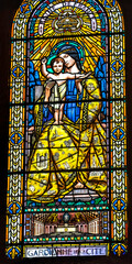 Mary Guardian City Stained Glass Saint Pothin Church Lyon France - 800599328