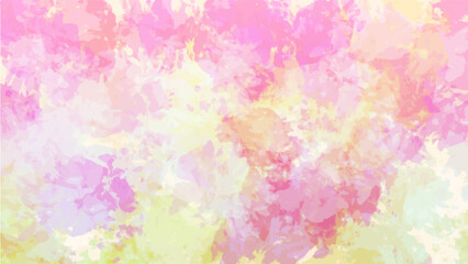 Abstract watercolor texture background .Colorful pastel drawing paper texture . Brush stroked painting.Grunge background with space for text or image. vector illustration background